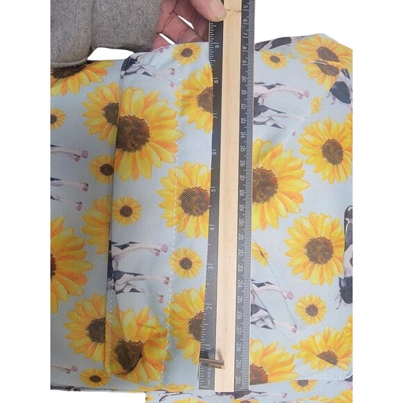 Cows and Sunflowers Yellow‎ Flower Girls Backpack - Picture 12 of 15